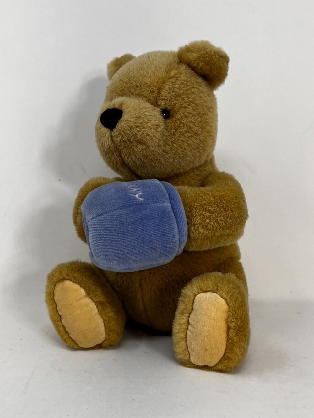 GUND 8" CLASSIC POOH Disney Plush Honey Blue Hunny Jar Winnie the